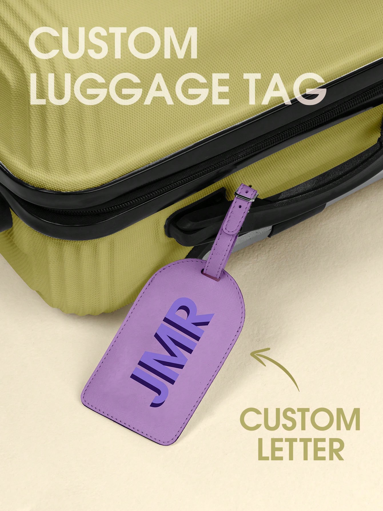 Wedding Packaging - Etiqueta de Bagagem Personalizada com Iniciais,