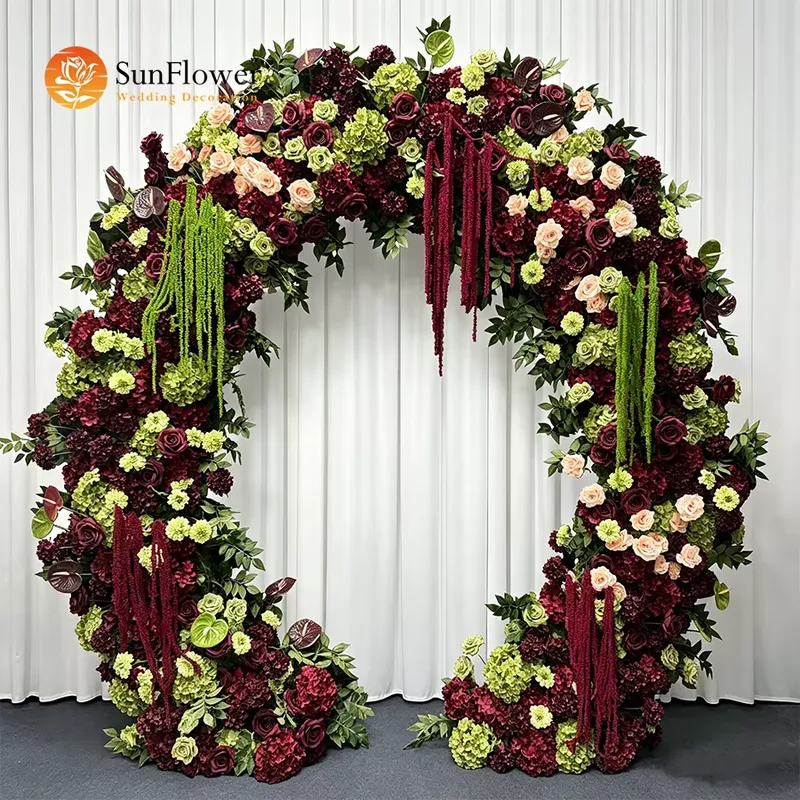 Wedding Arch Flower - Arco de Casamento com Franjas em