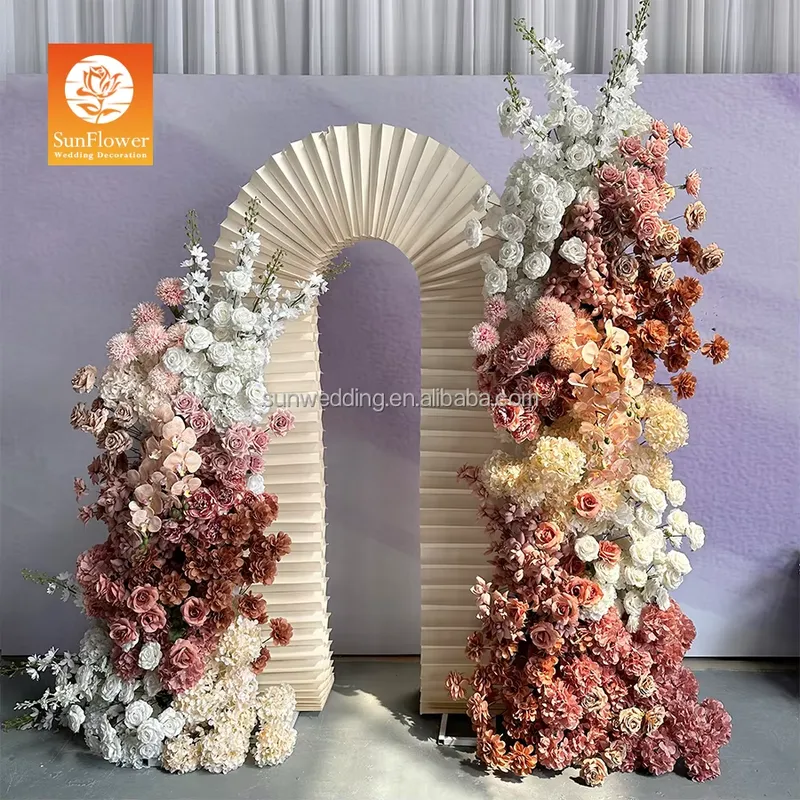 Wedding Arch Flower - Arco de Flores de Seda com