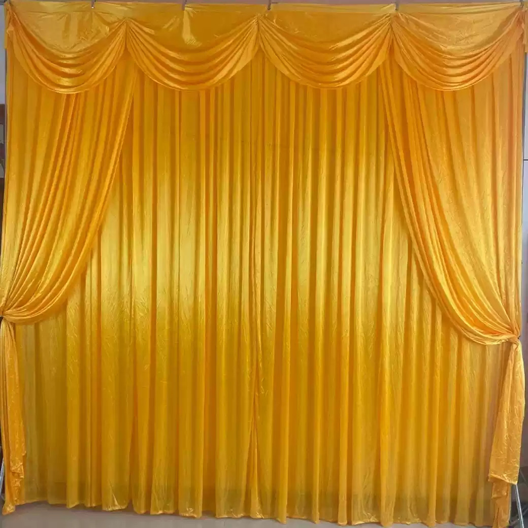 Wedding Backdrop Curtain - Cortina de Fundo em Seda Gelada