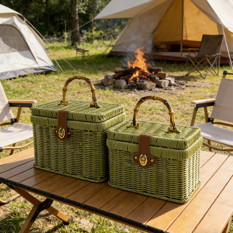 Cesta de Presentes de Rattan A - Wedding Hampers avaliação e preço