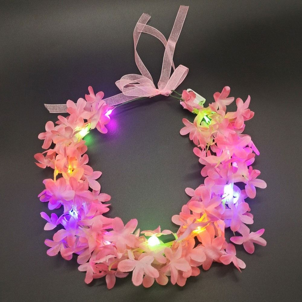 Casamento luminoso hairband fe - Wedding Arch Flower avaliação e preço