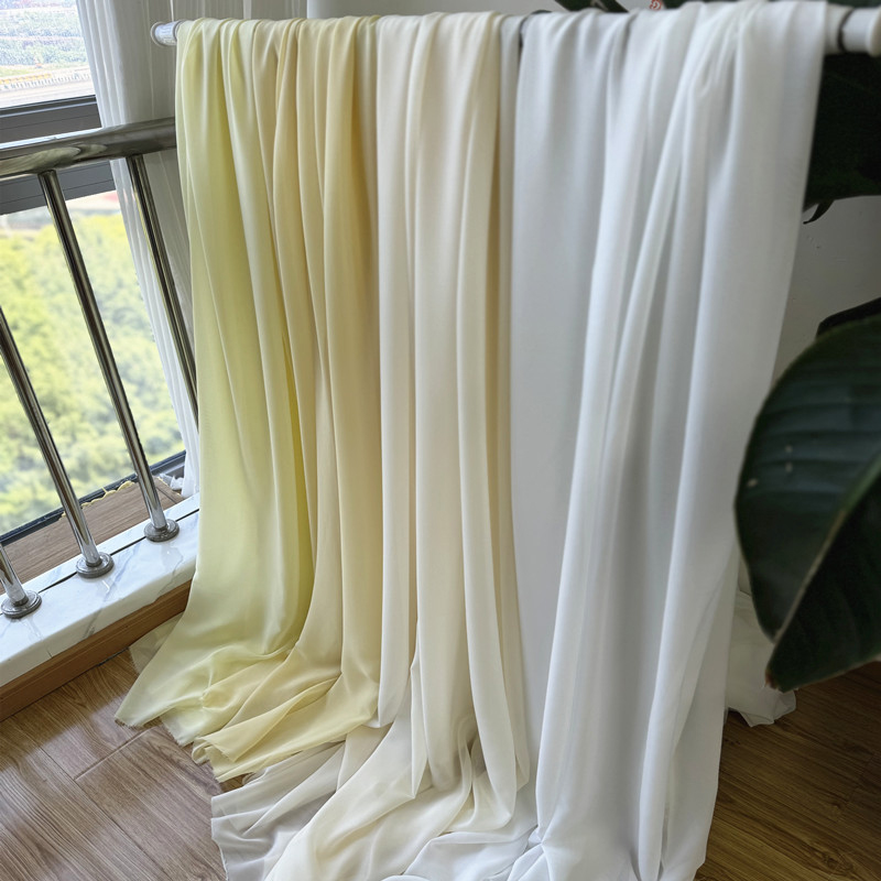 Tela de Chiffon para a decoraç - Wedding Backdrop Curtain avaliação e preço