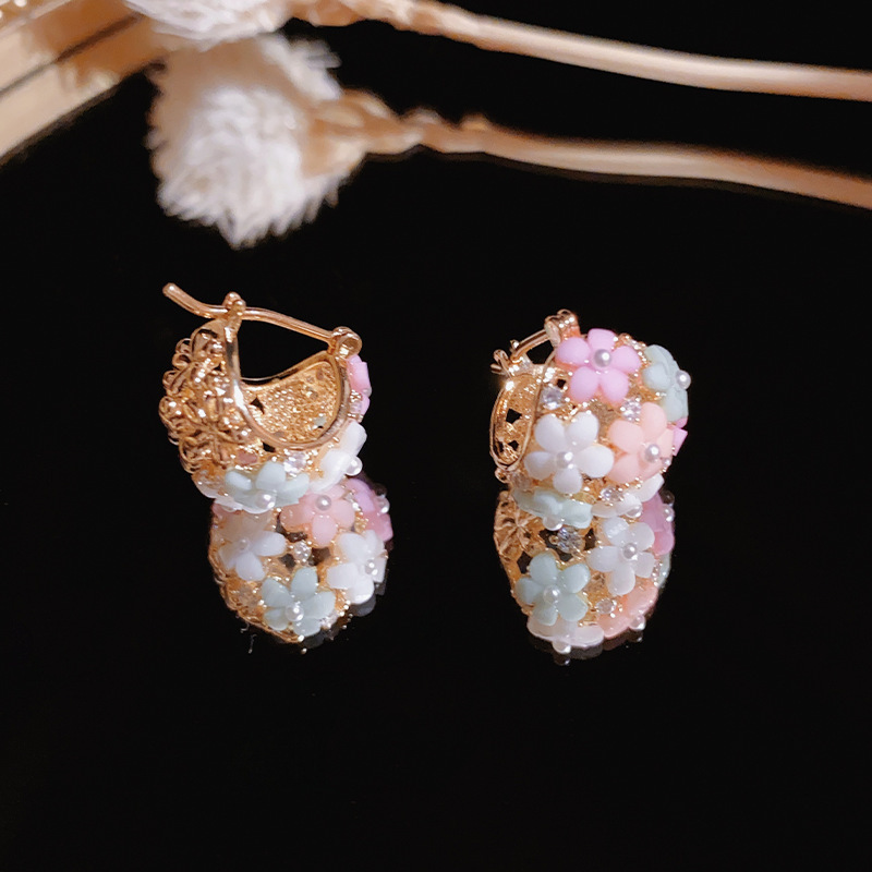 Moda zircão pérola flor cesta  - Wedding Hampers avaliação e preço