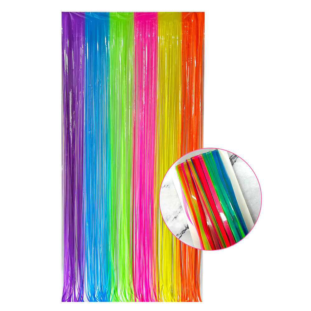 Multi-cor brilho no escuro fra - Wedding Backdrop Curtain avaliação e preço