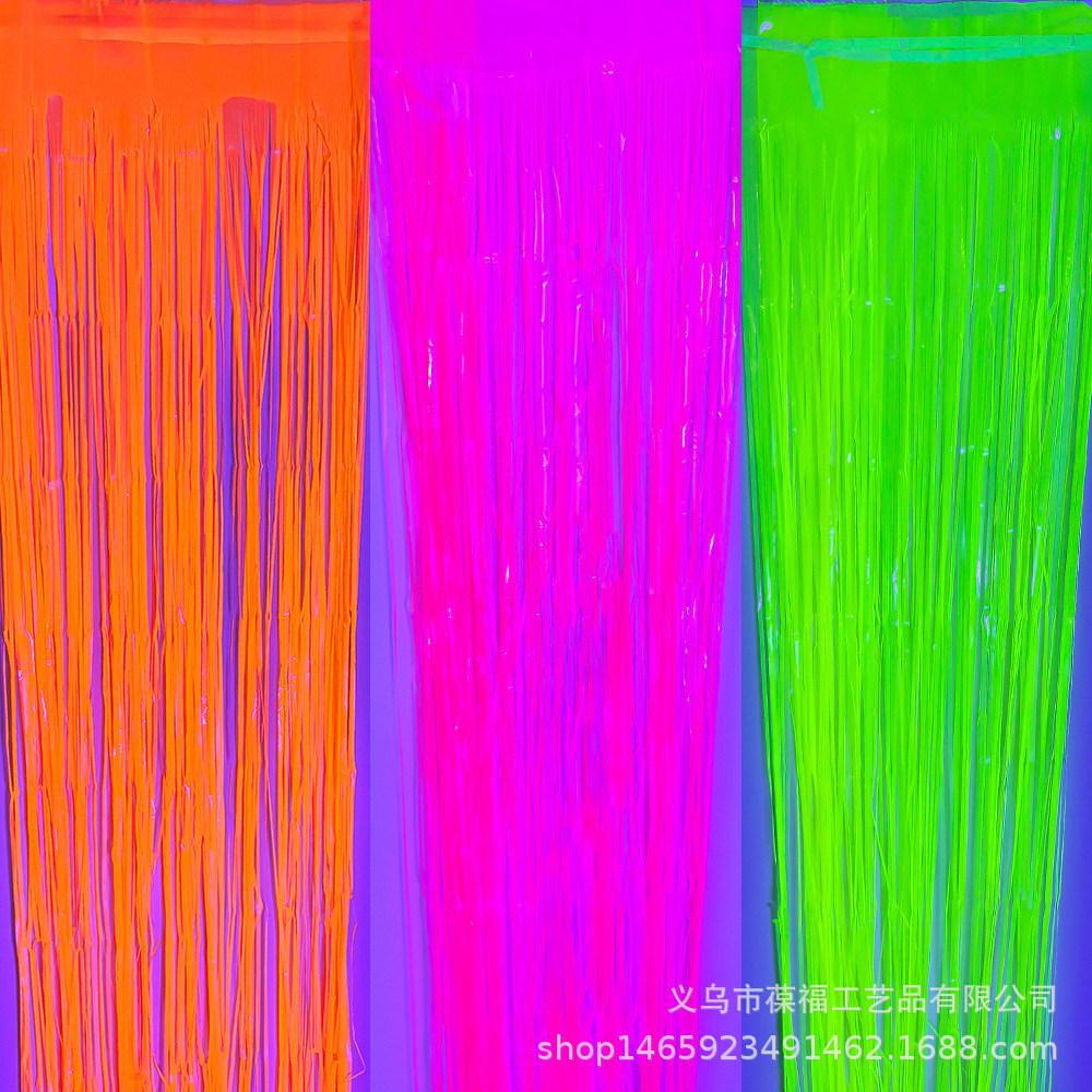 Multi-cor brilho no escuro fra - Wedding Backdrop Curtain avaliação e preço