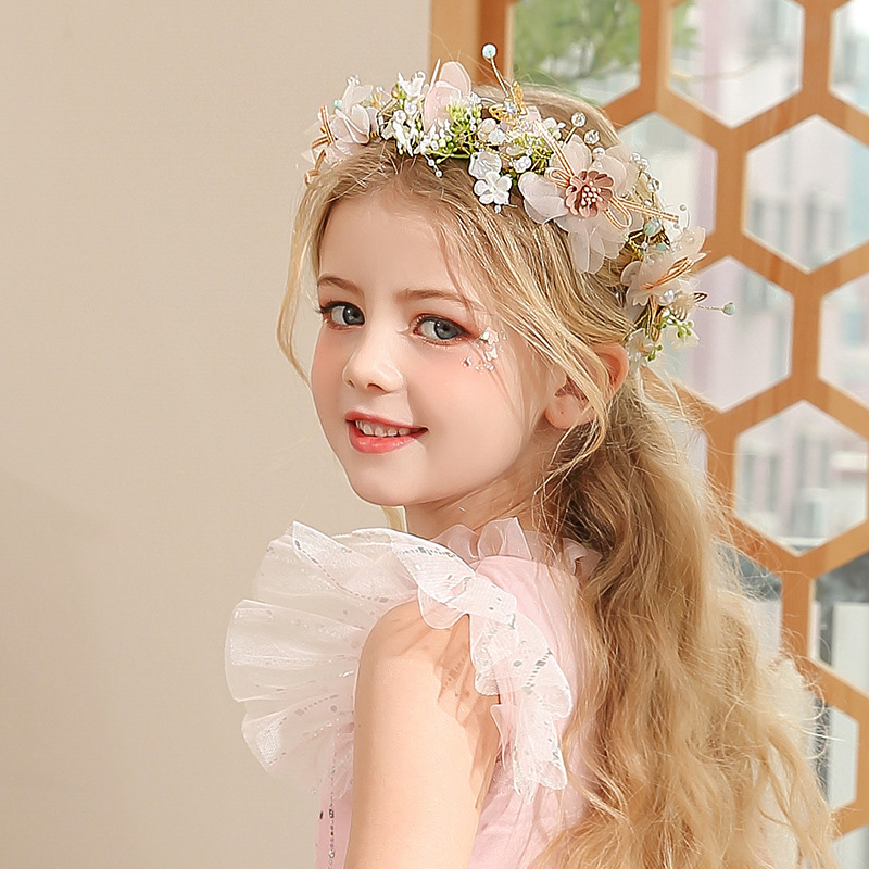 Tiara de Flores para Mulheres  - Wedding Arch Flower avaliação e preço