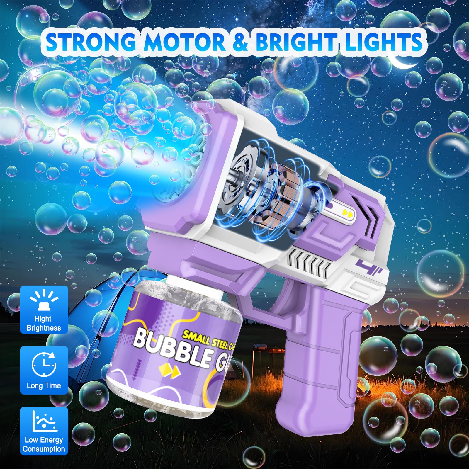 Pistola de Bolhas com Luzes, M - Wedding Solution avaliação e preço