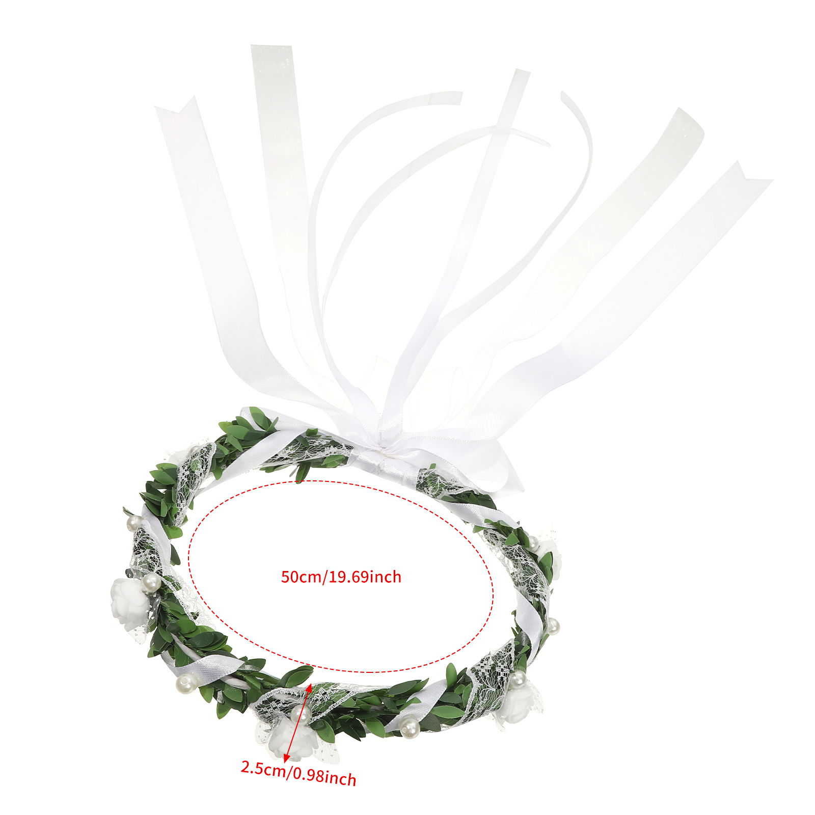 AWAYTR Tiara de Flores para Me - Wedding Arch Flower avaliação e preço