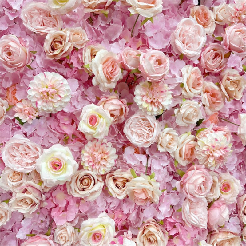 Uflower rosa hortênsia pano fl - Wedding Backdrop Curtain avaliação e preço