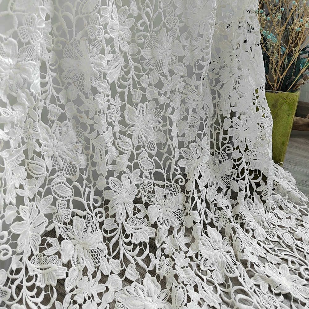 Lindo tecido bordado de renda  - Wedding Solution avaliação e preço