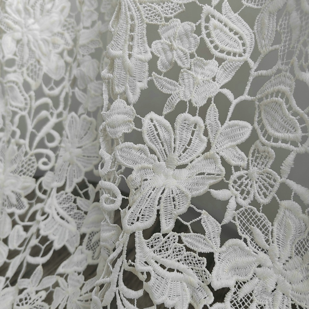 Lindo tecido bordado de renda  - Wedding Solution avaliação e preço
