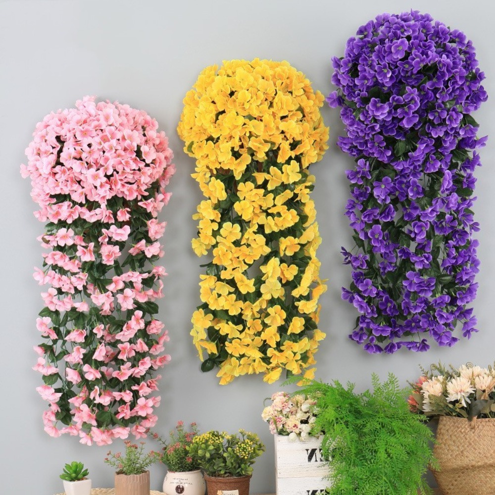 100cm violeta flor artificial  - Wedding Hampers avaliação e preço