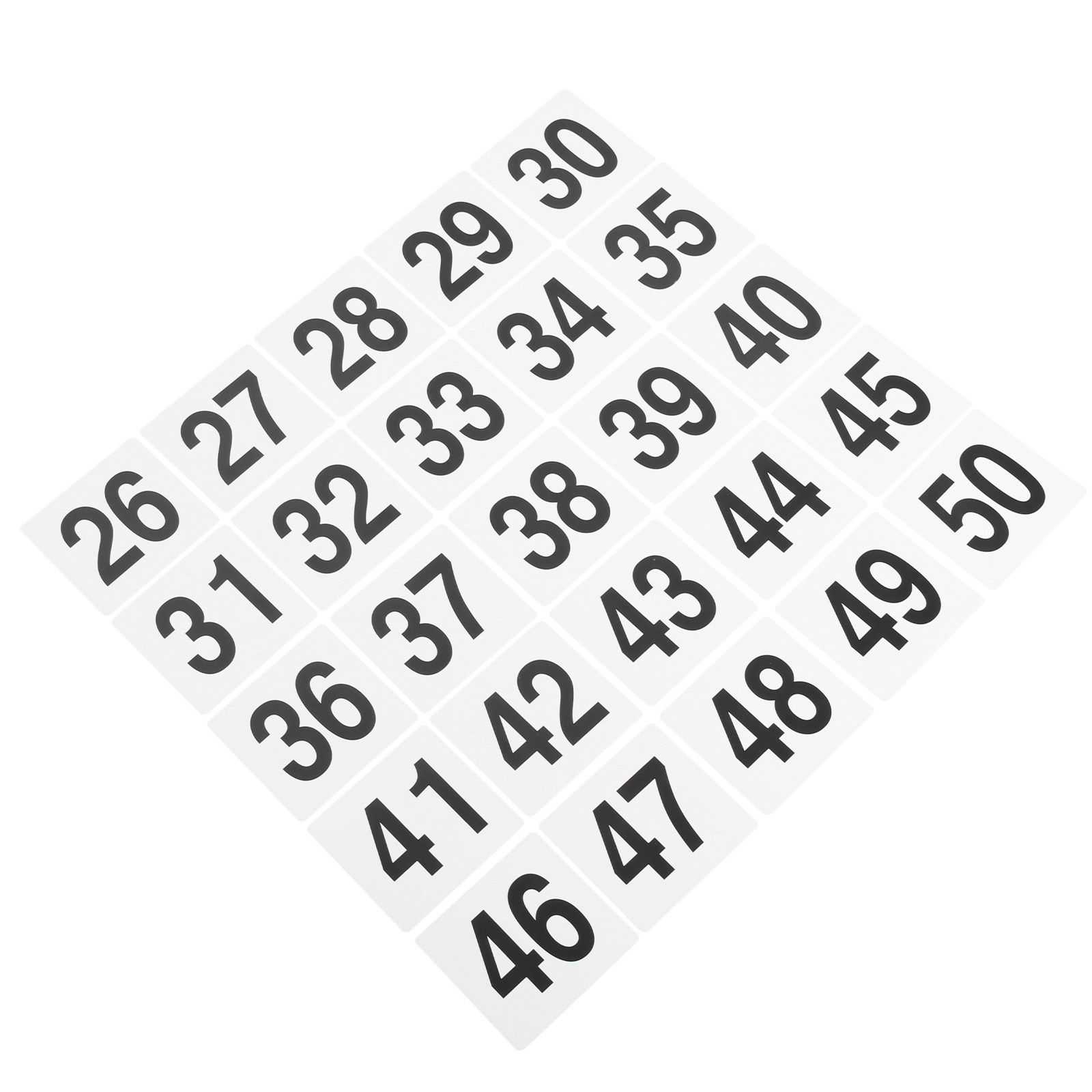 25 Peças Placas de Mesa Numera - Wedding Solution avaliação e preço